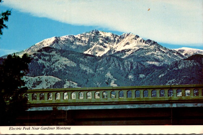 Montana Electric Peak Near Gardiner