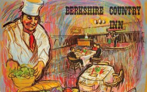 BERKSHIRE COUNTRY INN Nashua, New Hampshire Restaurant c1960s Vintage Postcard