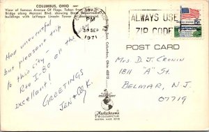 Postcard BUILDING SCENE Columbus Ohio OH AN7389