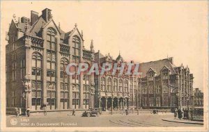 Old Postcard Liege Hotel Provincial Government