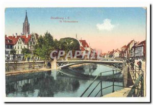 Strassburg Old Postcard St Nikolausstaden