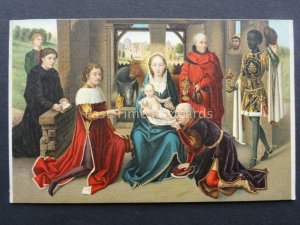 THE ADORATION OF THE MAGI by Artist Memling c1909 Postcard by Misch & Co.1104