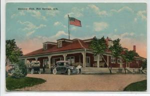 Country Club Hot Springs Arkansas 1910c postcard