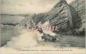 The Old Post Card foal (Loire inf) blade crashing on a rock of the big score