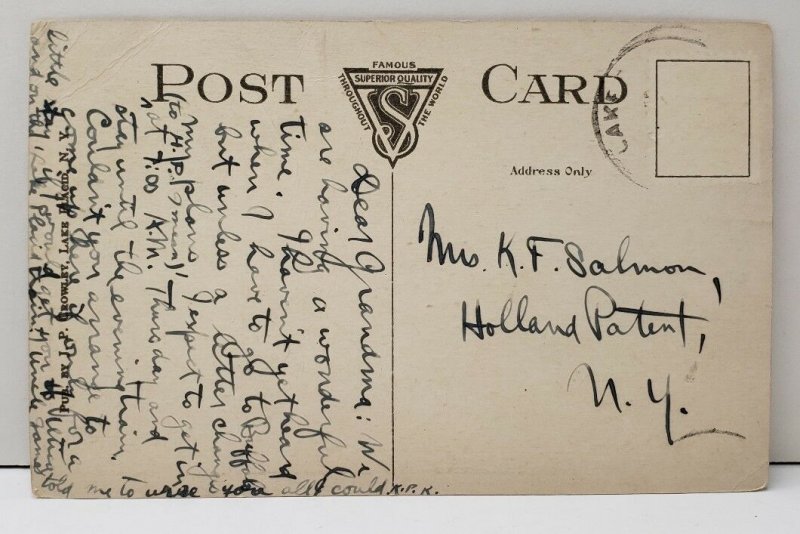 Adirondack Reflection of Whiteface Mountain Postcard C15