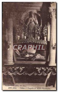 Old Postcard Ars Ain Hunting and Chapel of St. Philomene