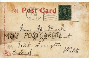 Genealogy Postcard - Park - High St - Market Lavington - Wiltshire - Ref 7109A