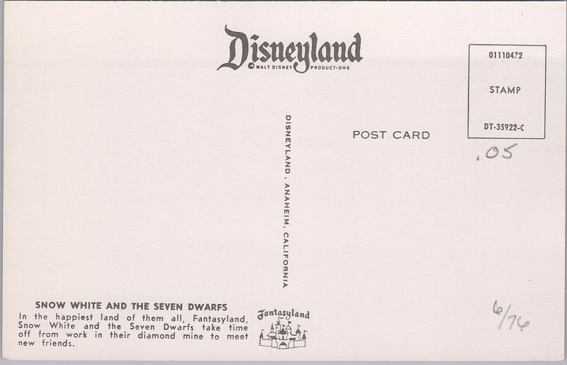 Disneyland, Snow White and the Seven Dwarfs - Fantasyland