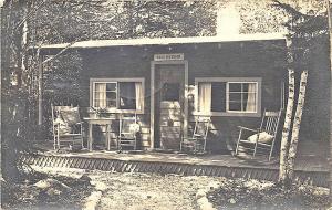 Boothbay Harbor ME Spruce Point House 1923 Cottage Postcard