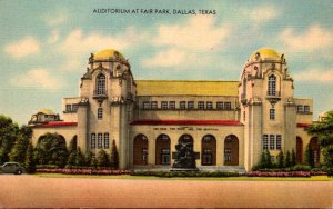 Texas Dallas Auditorium At Fair Park