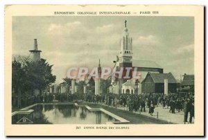 Old Postcard Exposition Coloniale Internationale Paris 1931 Grand Avenue Colo...