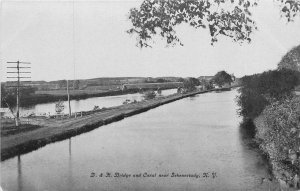 Postcard C-1910 Schenectady New York Bridge Canal Tom Jones 24-7269