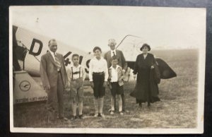 Mint Germany Real Picture Postcard Lufthansa Before Flight Early Aviation