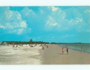 Pre-1980 BEACH SCENE Sarasota Florida FL d7536