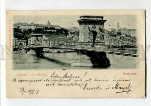 3152088 Hungary BUDAPEST Bridge Lanczhid Kettenbrucke Vintage