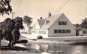 B72/ Paris Michigan Mi Real Photo RPPC Postcard c30s State Fish Hatchery