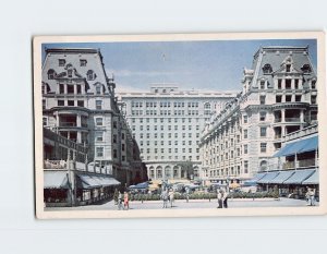 Postcard The exclusive open front vista Hotel Dennis Atlantic City NJ USA