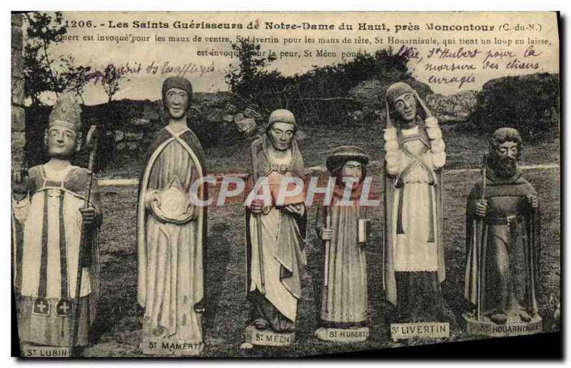 Old Postcard healers Saints Notrd Dame du Haut near Moncontour