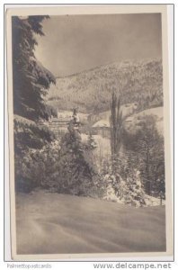 RP: Haupthaus in Winter, Kuranstalt Glotterbad, Schwardwald, Baden-Wurttember...