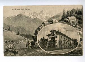 191733 GERMANY GRUSS aus BAD AIBLING Kurhaus Vintage postcard