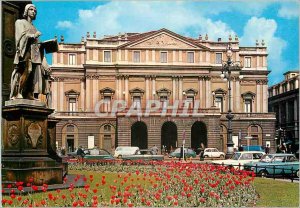 Postcard Modern Theater Milano Scala
