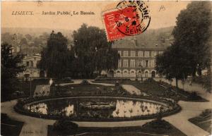 CPA LISIEUX - Jardin Public Le Bassin (516313)
