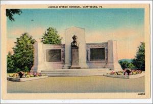 Lincoln Speech Memorial, Gettysburg PA