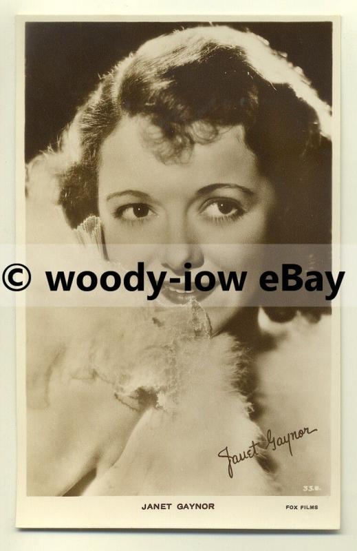 us0087 - Film Actress - Janet Gaynor - postcard