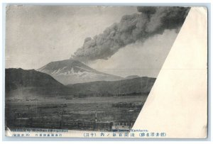 1913 View Of Shanghai To USA Asama Volcano Japan Posted Antique Postcard