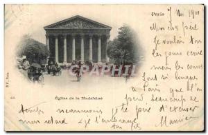 Paris Old Postcard Madeleine Church