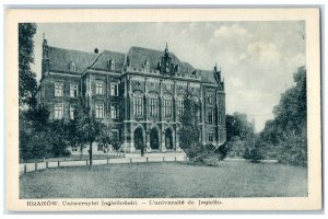 c1930's Jagiellonian University Krakow Poland Antique Unposted Palace