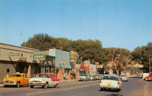 Victorville California D Street Business District Vintage Postcard AA110037