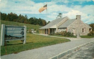 Blue Ridge Parkway North Carolina Mining Museum Crocker  Flag Postcard20-11602