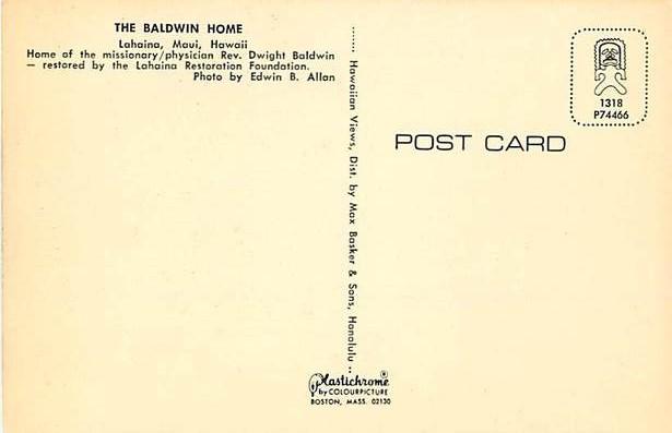 The Baldwin Home Lahaina Maui Hawaii HI, Chrome