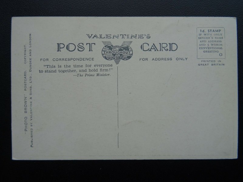 Devon DEVONPORT Fore Street POST OFFICE & BUSY STREET Pre Blitz c1939 Valentine