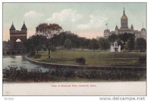 View Of Bushnell Park, Hartford, Connecticut, 1900-1910s