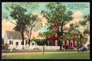 George Wythe House,Washington's Headquarters,Williamsburg,VA BIN