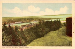 Postcard ON Trenton View from the Mountain Trent River Bay of Quinte 1940s S98