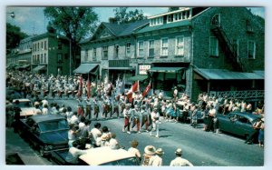 PERTH, Ontario Canada ~ Gore St. Note ORANGMAN'S PARADE Fraternal 1960s Postcard