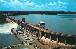 Bagnell Dam And Lake of The Ozarks Vtg Postcard - Orange River