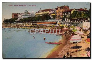 Postcard Old Saint Raphael The Beach