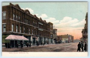 WATERVILLE, ME ~ Early MAINE STREET Scene 1900s UDB Kennebec County Postcard