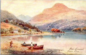 Ben Lomond from Luss, Loch Lomond Tuck 7537 Vintage Postcard Z02