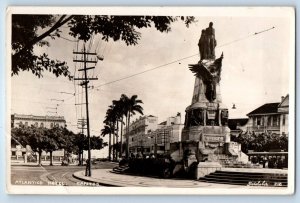 Santos Sao Paulo Brazil Postcard Atlantico Hotel c1930’s Vintage RPPC Photo