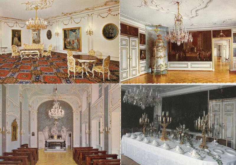 Hofburg Innsbruck Chapel Dining Room Court Table Hall 4x Austria Postcard s