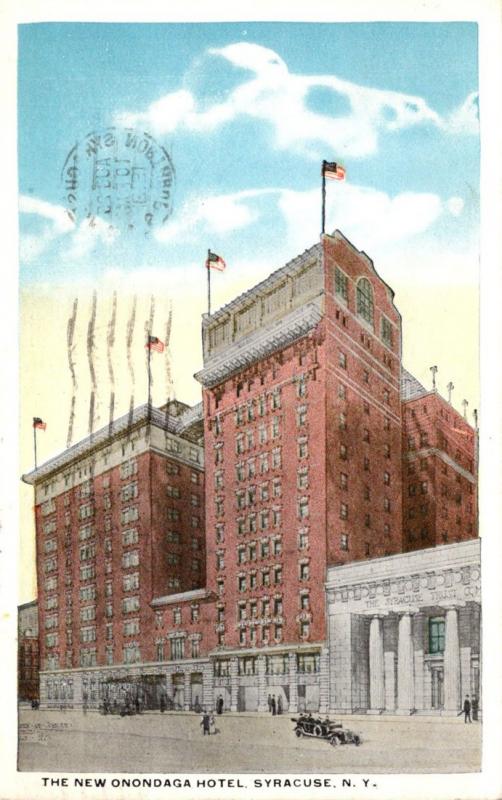 New York Syracuse The New Onondaga Hotel 1919