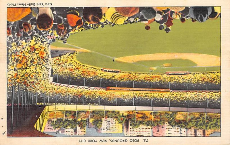 Polo Grounds, NYC, USA Home of the New York Giants, Baseball Stadium 1941 