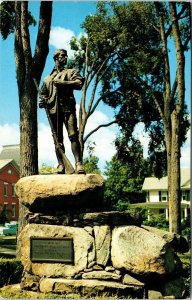 Rutland Vermont VT Statue Ann Story Chaper Green Mountain Boys Postcard VTG UNP  