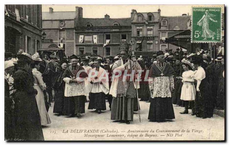 Old Postcard The Delivrande Anniversary of the Coronation of the Virgin Monsi...