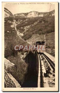 Old Postcard The Funicular Plateau des Petites Roches